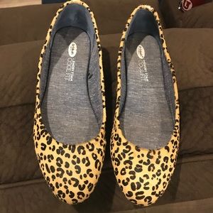 Dr. scholl’s leopard Giorgie flats, size 9